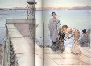Alma-Tadema, Sir Lawrence The Kiss (mk23) Spain oil painting artist
